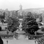 Early view of Belmont College grounds