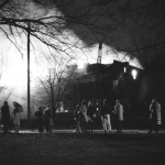 Blanton Hall catches fire
