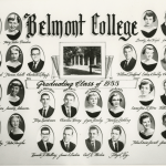 Belmont College graduating class of 1955